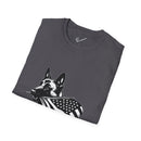 Belgian Malinois Graphic Tee - Casual Fit, Unisex Softstyle Crew-Neck.