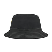 Montaga Seal Bucket Hat Casual Headwear in Black