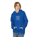 "Keep The Girl | Become The Woman" Fleece Hoodie - Cozy Pullover.