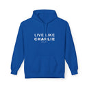 Live Like Charlie Fleece Hoodie - Cozy Unisex Pullover.