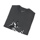 Belgian Malinois Graphic Tee - Casual Fit, Unisex Softstyle Crew-Neck.