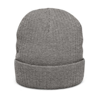 Freedom Isn't Free Unisex Ribbed Knit Beanie: Light colors