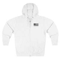 Team Montaga Unisex Zip Hoodie with Team Montaga and Flag Design.