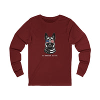 All American Dog Long Sleeve Tee, Unisex Long Sleeve T-Shirt.