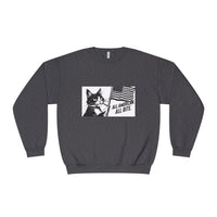 All American Cat Sweatshirt, Unisex Cozy Casual Wear