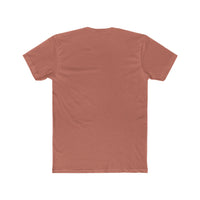 Montaga Podcast Varsity Tee: Tapered Fit, Unisex Lightweight Combed Cotton Crew Neck.