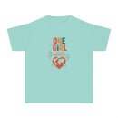 "One Girl Makes the World" Short Sleeve Youth Tee